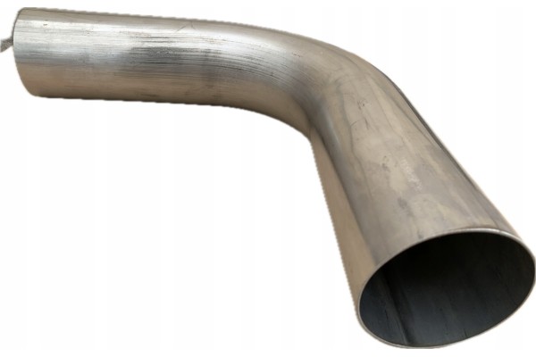MALGO Pipe bent knee elbow stainless steel arch INOX 89 mm 60 degrees