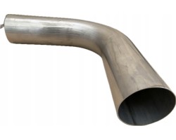 MALGO Pipe bent knee elbow stainless steel arch INOX 89 mm 90 degrees