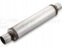 MALGO Sports Silencer D 76 Round 4 18inch 14419L INOX Through 76 mm