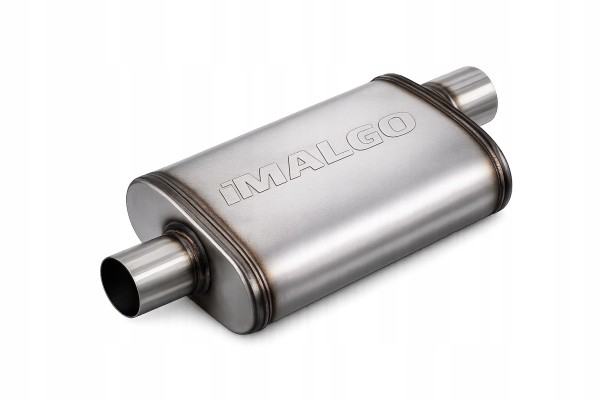 MALGO Sports silencer D 76 C K 4x9 stainless steel 11259