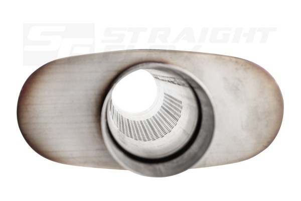 MALGO CENTER SILENCER 76mm INOX OVAL SPORTY 3 Packaging status original