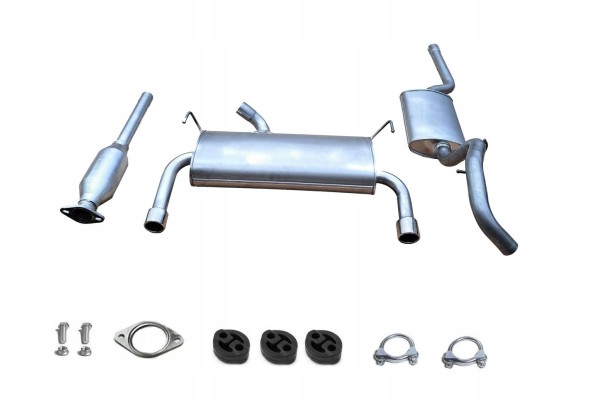 Ford KUGA II 1 5 1 6 EcoBoost set SILENCERS CENTER END Muffler Front