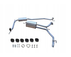 HONDA CIVIC VIII 1 4 63kw from 2005 2008 SILENCERS SET FINAL MIDDLE STENCIL