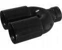 Exhaust tipblack straight doubleinlet 62mm outlet 69mm 24 1376