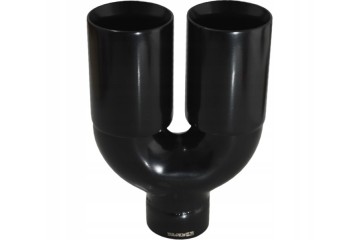 Exhaust tipblack straight doubleinlet 62mm outlet 69mm 24 1376 Catalog number of the part 24 1376