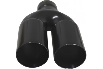 Exhaust tipblack straight doubleinlet 62mm outlet 69mm 24 1376 Part manufacturer no brand