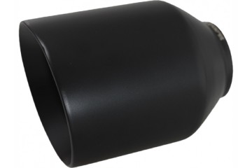 Exhaust tip black slanted inlet 59 mm outlet 76 96 mm 28 102
