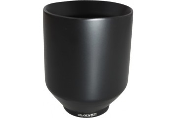 Exhaust tip black slanted inlet 59 mm outlet 76 96 mm 28 102 Catalog number of the part 28 102