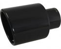 Exhaust tip black slanted inlet 59 mm outlet 90mm 29 101