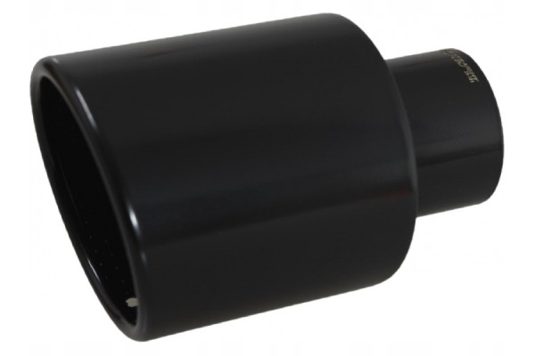 Exhaust tip black slanted inlet 59 mm outlet 90mm 29 101
