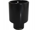 Exhaust tip black slanted inlet 59 mm outlet 90mm 29 101 Catalog number of the part 29 101