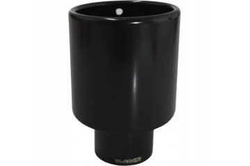 Exhaust tip black slanted inlet 59 mm outlet 90mm 29 101 Catalog number of the part 29 101