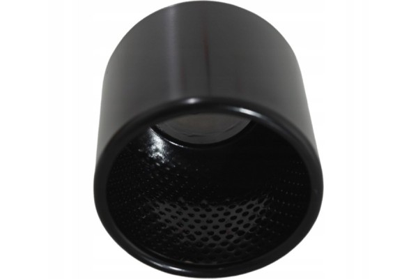 Exhaust tip black slanted inlet 59 mm outlet 90mm 29 101 Part manufacturer no brand