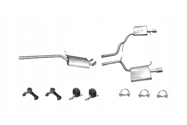 AUDI A4 B6 B7 1 9 TDI 85KW 96KW 2000 2004 FINAL MIDDLE SILENCERS