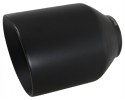 Exhaust tip black inlet 63 mm outlet 83 101 mm length 160 mm 28 114