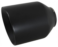 Exhaust tip black inlet 63 mm outlet 83 101 mm length 160 mm 28 114
