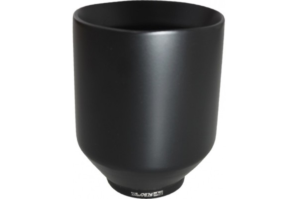 Exhaust tip black inlet 63 mm outlet 83 101 mm length 160 mm 28 114 Catalog number of the part 28 114