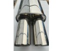 MALGO 092 BK1509 SPORTS SILENCER 2x ROUND CHROME 52cm x 23cm x 55mm Catalog number of the part 092 BK1509