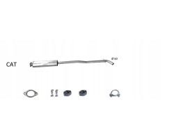 VOLVO XC90 4 4 V8 232KW AWD 2004 2014 CENTER SILENCER rubber clamps