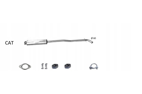 VOLVO XC90 4 4 V8 232KW AWD 2004 2014 CENTER SILENCER rubber clamps