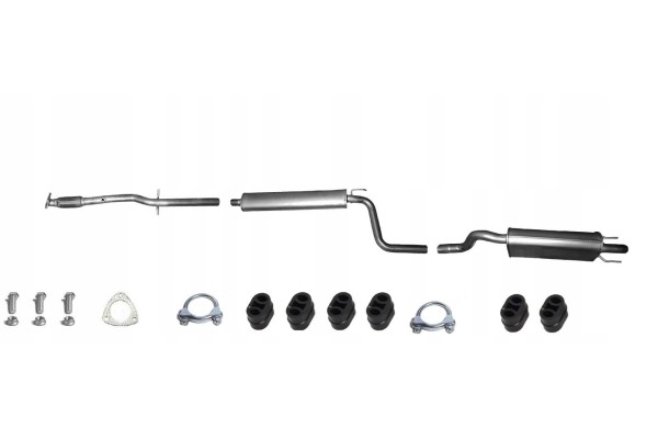 OPEL MERIVA B 1 4 74KW 2010 2017 SILENCER MIDDLE END TUBE WHOLE SYSTEM