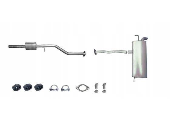 HYUNDAI IX35 1 6 99KW CENTER FINAL SILENCER rubbers seal screws covers