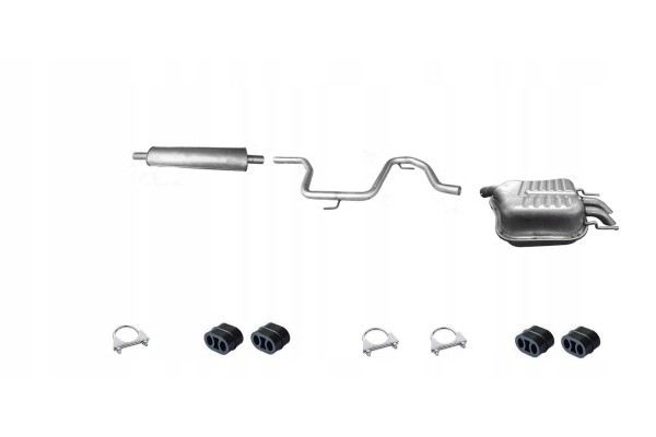 SAAB 9 3 1 8 2 0 turbo 154KW 210HP 2002 2012 SILENCER CENTER FINAL PIPE