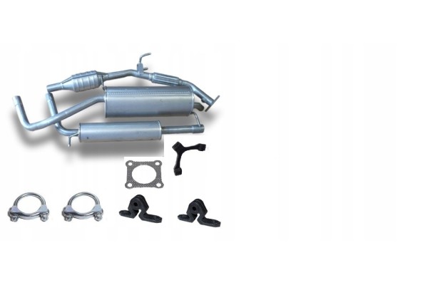 SKODA FABIA AND 1 4 44 50KW 00 03 SILENCERS WHOLE SYSTEM MIDDLE SILENCER FINAL