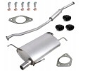 MITSUBISHI GRANDIS 2 4 121kw from 2004 SILENCERS MIDDLE FINAL SILENCER