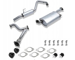 OPEL FRONTERA B 3 2 V6 1998 2004 SET SILENCERS SILENCER MIDDLE END TUBE