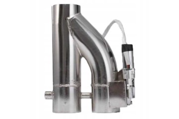 ELECTRIC EXHAUST THROTTLE DUAL 2 FLAPS 3 76mm CONTROLLER AND REMOTE CONTROL Catalog number of the part PRZEPUSTNICA WYDECHU