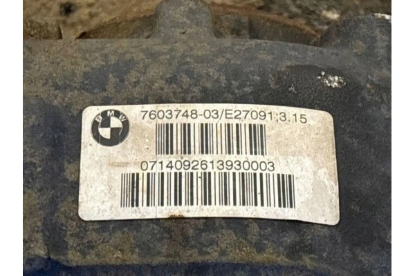 Reductor trasero BMW Serie 3 (F30, F80) 7603748 2.0L diésel 135kW 201