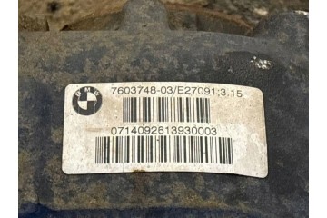 Reductor trasero BMW Serie 3 (F30, F80) 7603748 2.0L diésel 135kW 201