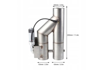 Exhaust throttle Epman 2 5 63 mm remote control double Catalog number of the part 5908080981217
