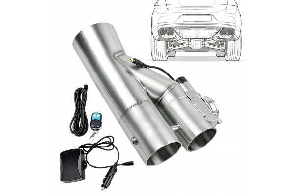 Válvula de Aceleración Eléctrica para Escape 2,5 Pulgadas DOBLE VÁ