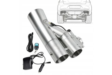 Válvula de Aceleración Eléctrica para Escape 2,5 Pulgadas DOBLE VÁ