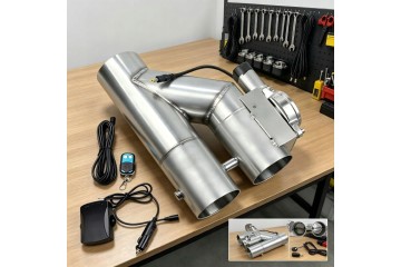 Válvula de Aceleración Eléctrica para Escape 2,5 Pulgadas DOBLE VÁ