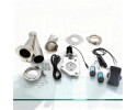 Universal Electric Exhaust Throttle Remote Controlled 2 5 63mm Car type cargo vans passenger cars