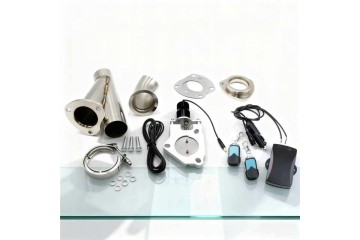 Universal Electric Exhaust Throttle Remote Controlled 2 5 63mm Car type cargo vans passenger cars
