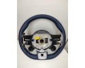 STEERING WHEEL CUSHION Mercedes SL R232 BLUE LEATHER A09946016098S16 Quality of parts according to GVO O original with manufactu