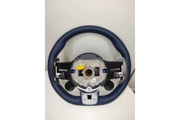 STEERING WHEEL CUSHION Mercedes SL R232 BLUE LEATHER A09946016098S16 Quality of parts according to GVO O original with manufactu