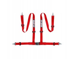 Belts Sparco 4 point CLUB H 4M red