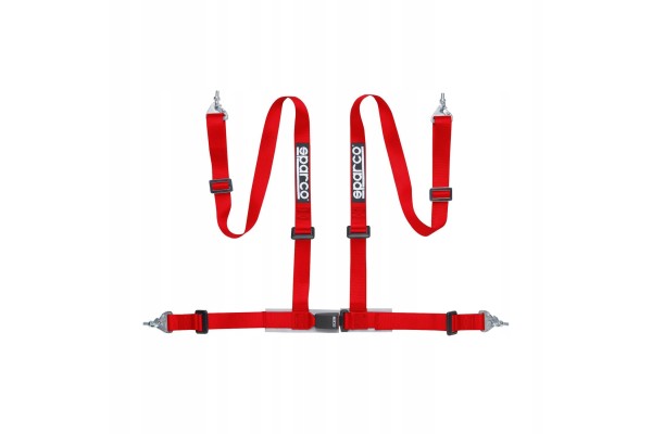Belts Sparco 4 point CLUB H 4M red