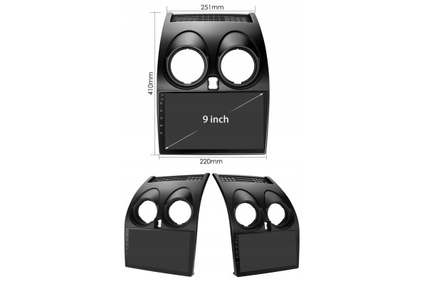 CAR RADIO ANDROID CARPLAY NISSAN QASHQAI 4 64GB GPS BLUETOOTH Catalog number of the part 5SRCNSQS9001H