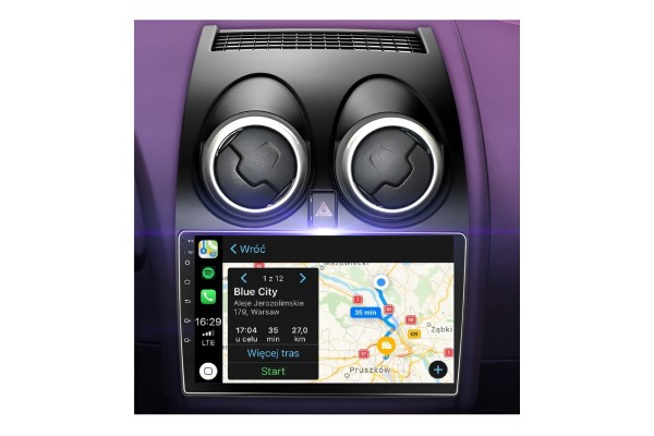 CAR RADIO ANDROID CARPLAY NISSAN QASHQAI 4 64GB GPS BLUETOOTH Batteries included no