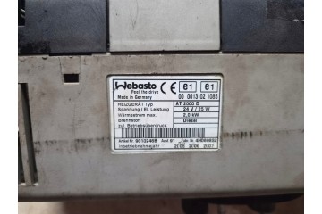 WEBASTO OGRZEWANIE POSTOJOWE AT 2000 D 2 0 KW DAF 45 55 LF Catalog number of the part OGRZEWANIE AT 2000 D WEBASTO 2000 D