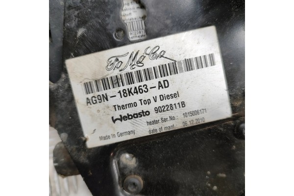 WEBASTO FORD MONDEO IV TURNIER BA7 AG9N18K463AD 29982475 2 0L 85kw 2010 Catalog number of the original AG9N18K463AD
