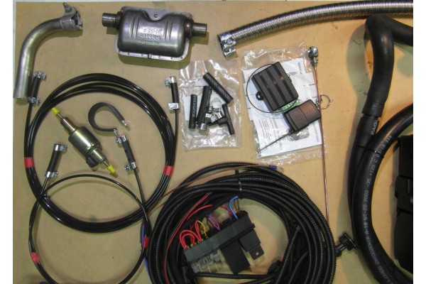 Webasto DIESEL 5KW INSTALLATION Opel VIVARO Renault TRAFIC Pilot or CLOCK Car type 4x4 SUV cargo vans RVs passenger cars