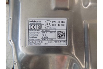 Módulo Calefactor Eléctrico Webasto para VOLVO V60 II y S60 III T6 T