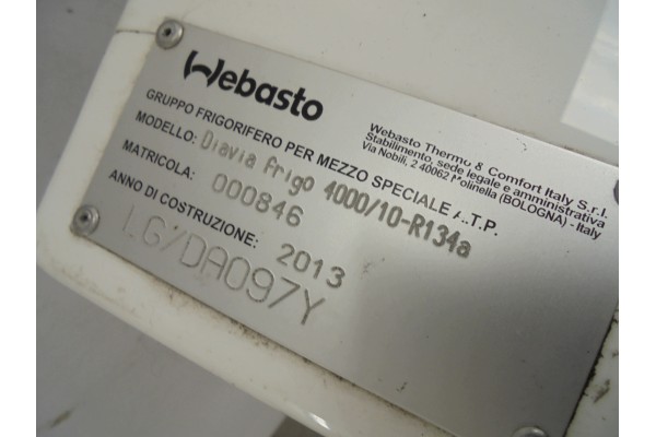 Conjunto de compresor del sistema de refrigeración Diavia Frigo 4000